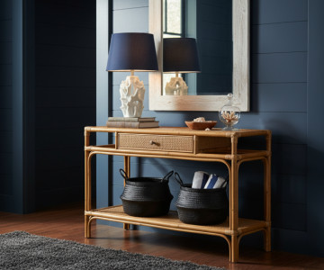 Aparador de Fibra Natural de apuà e junco  - Aparador 02 - Fibra Natural Móveis - Porto Alegre